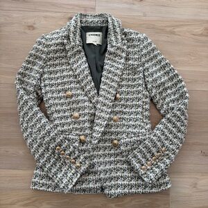 L'AGENCE Women's Tweed Blazer - Size 0